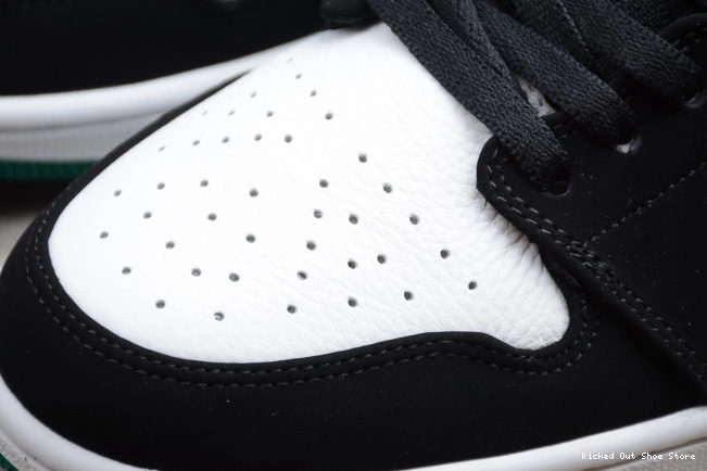 Kicked Out Shoe Store Mystic 553558-113 Green Low 1 White Air Jordan Black 0727